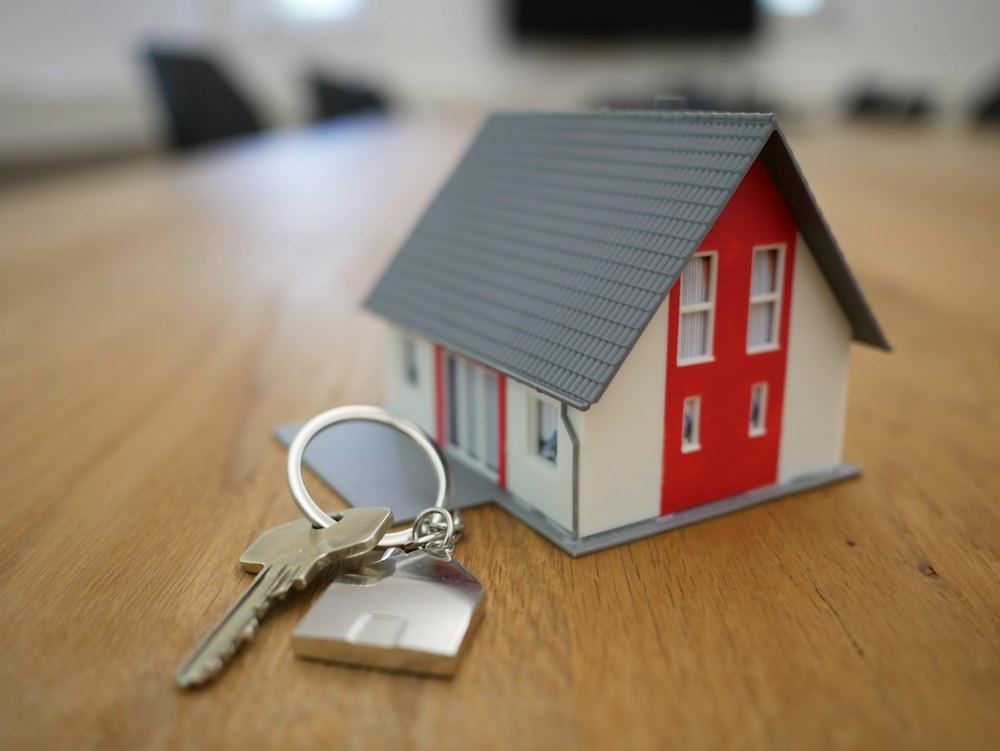 House keys on a keyring